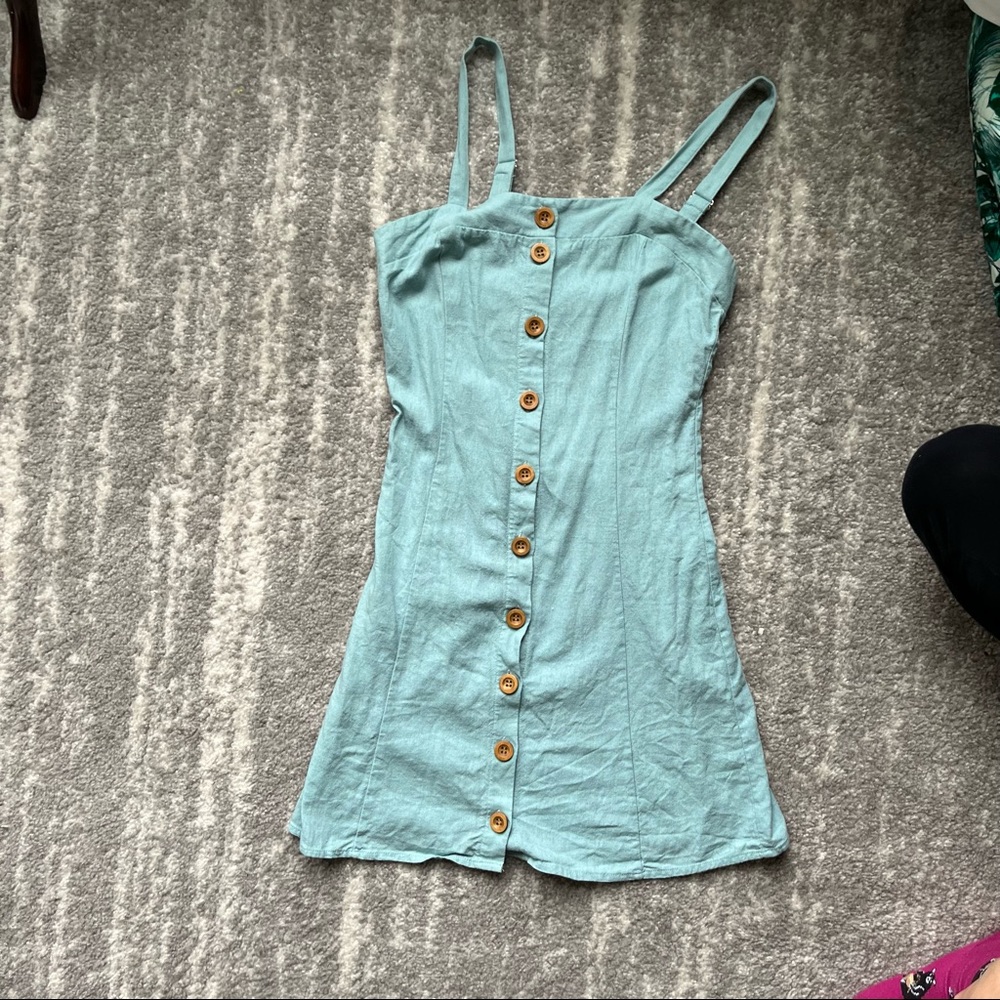 Turquoise dress